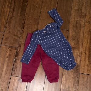 Carter's Blue and Red Kids Matching Set